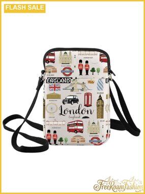 Cotton Canvas Crossbody Bag Adjustable Strap Travel Tote Work Shopping